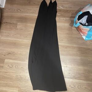Lulus Black Maxi Dress (wedding guest)